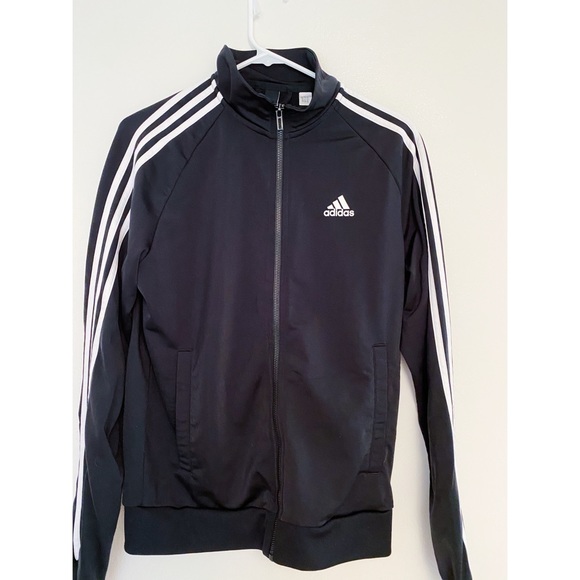 adidas Jackets & Blazers - Black Adidas Three Stripes Jacket